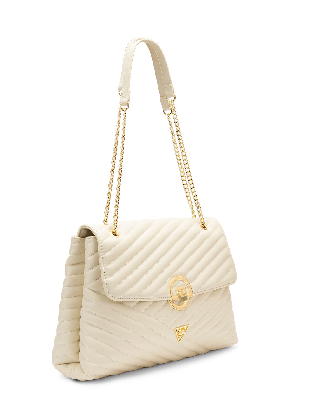 Lavie Signature Denver Large Womens Quilted Flap Satchel